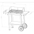 WETTERSTEIN Tekerlekli Mangal/Barbekü METAL Sehpalı/Raflı S MODEL