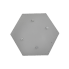 Kuas ISP metal panel infrared ısıtıcı HEXAGON 90 elektrikli 600 watt (900x780x25)
